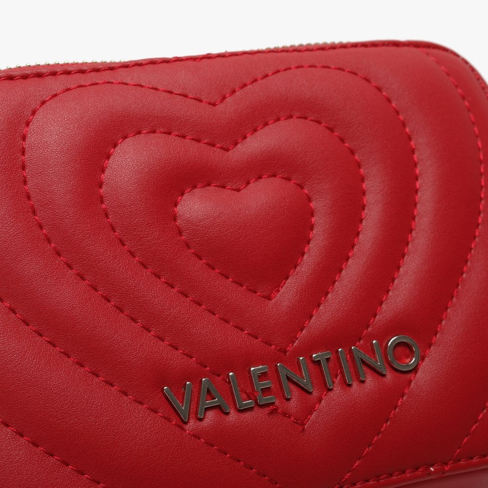 Fiona Rosso Quilted Heart Camera Bag