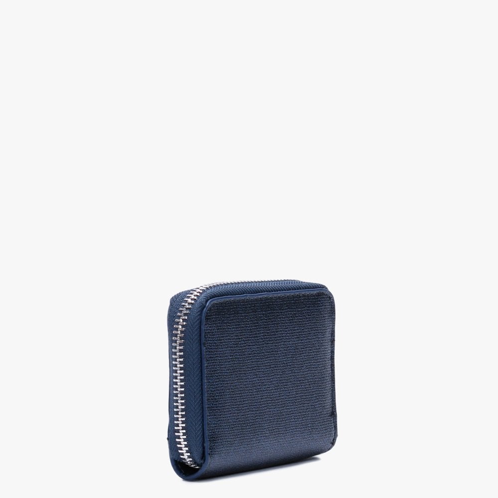 Marilyn Blue Metallic Shimmer Coin Purse