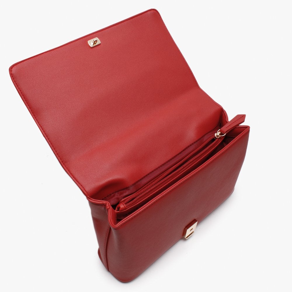 Jingle Red Foldover Cross-Body Bag