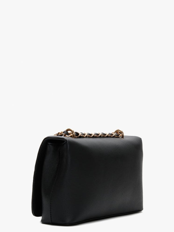 Jingle Black Foldover Cross-Body Bag