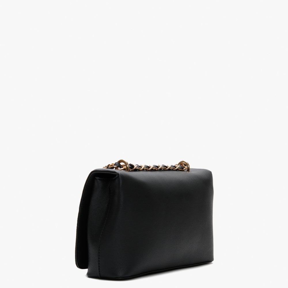 Jingle Black Foldover Cross-Body Bag
