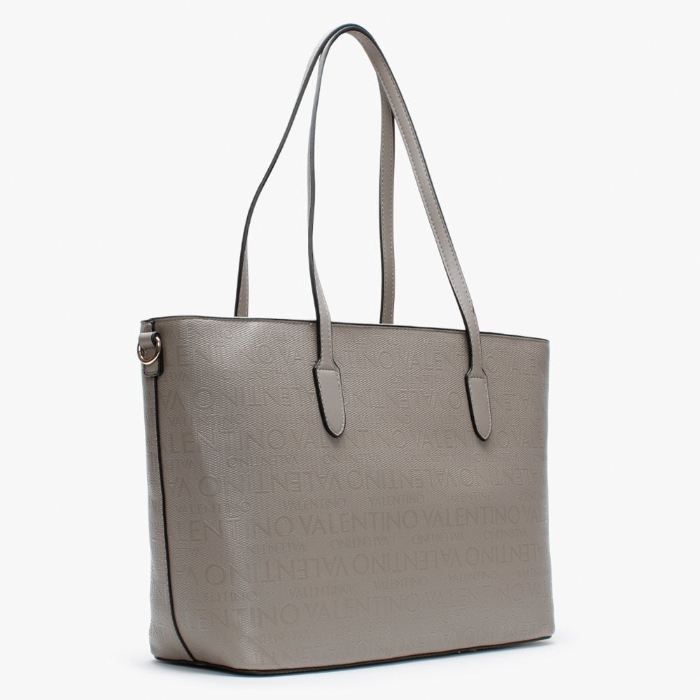 Dory Taupe Repeat Logo Tote Bag