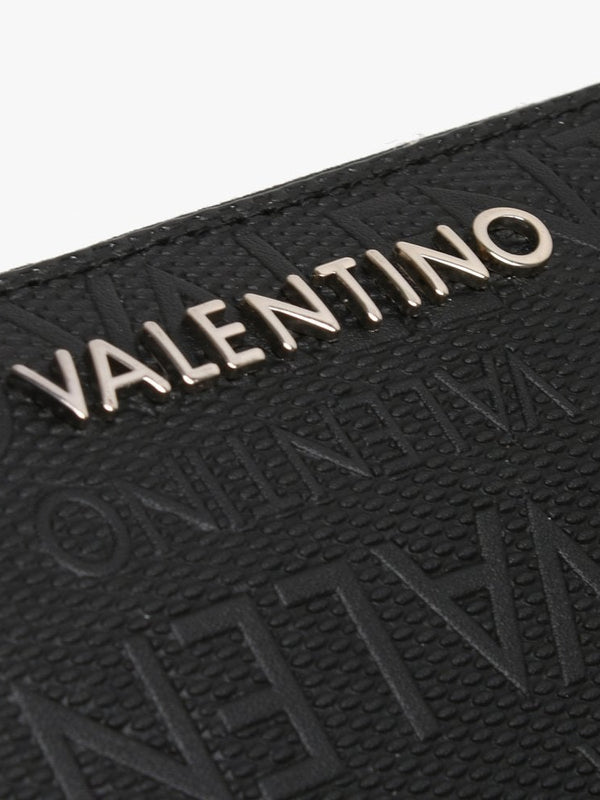Dory Black Repeat Logo Zip Around Wallet