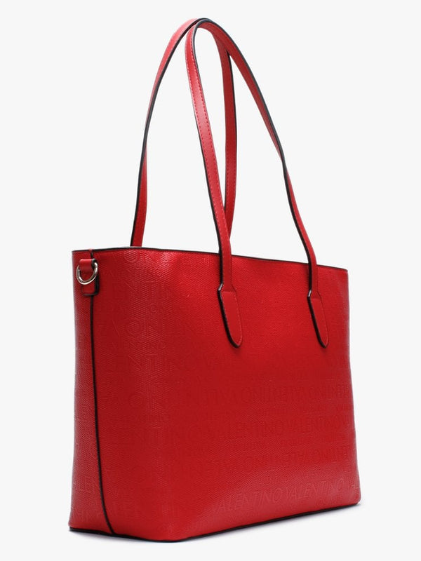 Dory Red Repeat Logo Tote Bag