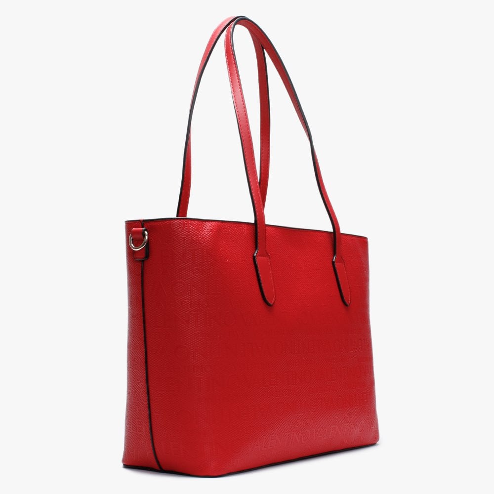 Dory Red Repeat Logo Tote Bag