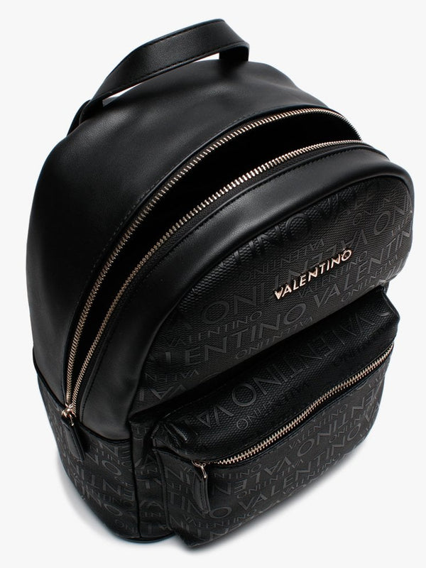 Zaino Black Repeat Logo Backpack