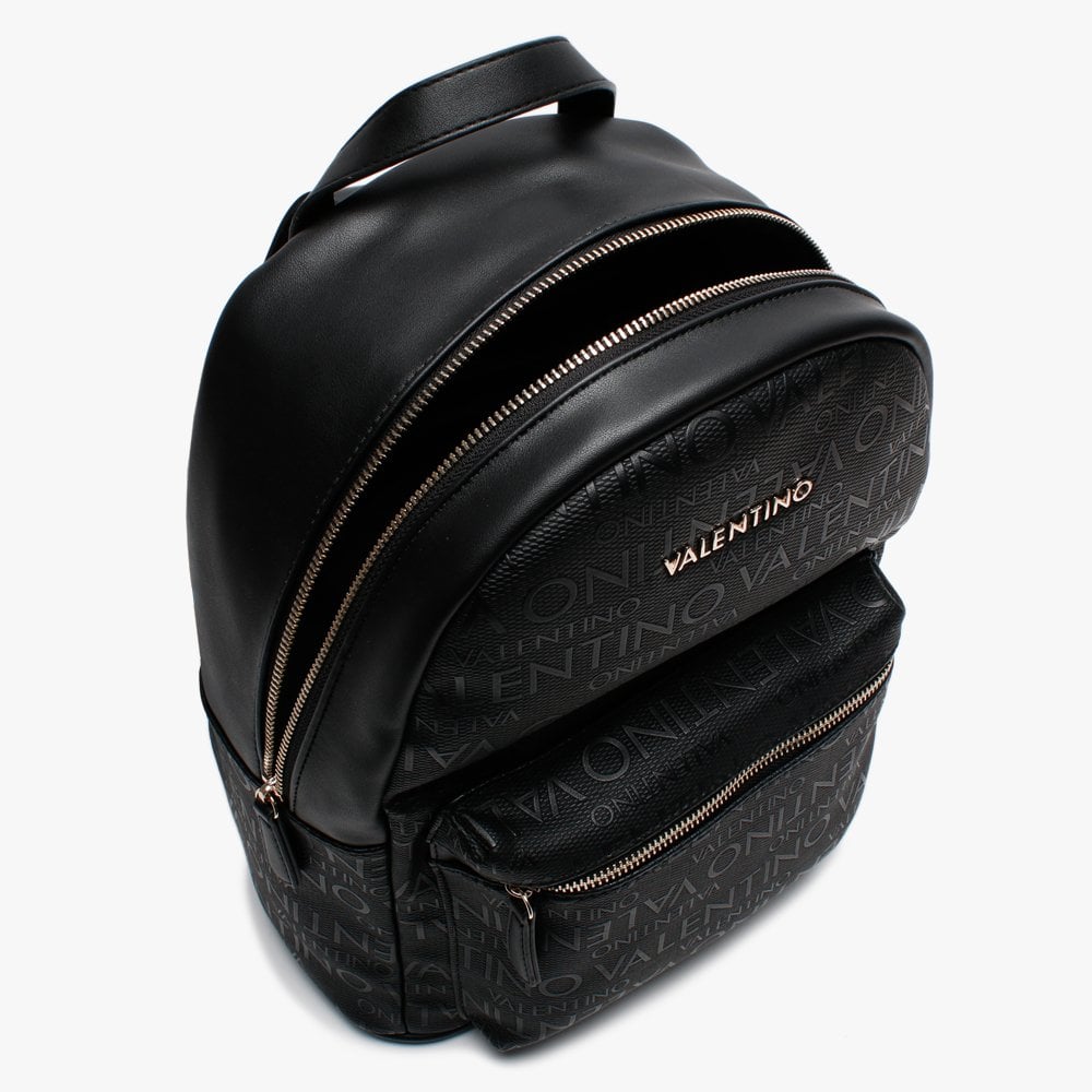 Zaino Black Repeat Logo Backpack