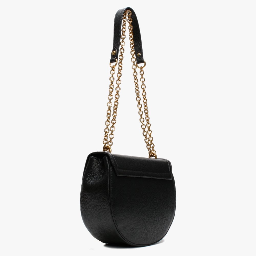 Chicago Special Black Grainy Leather Satchel Bag