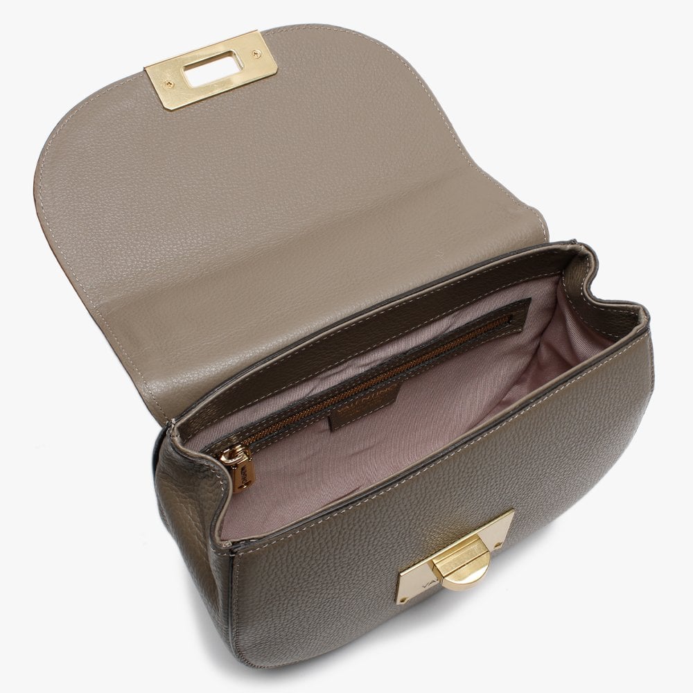 Chicago Special Taupe Grainy Leather Satchel Bag