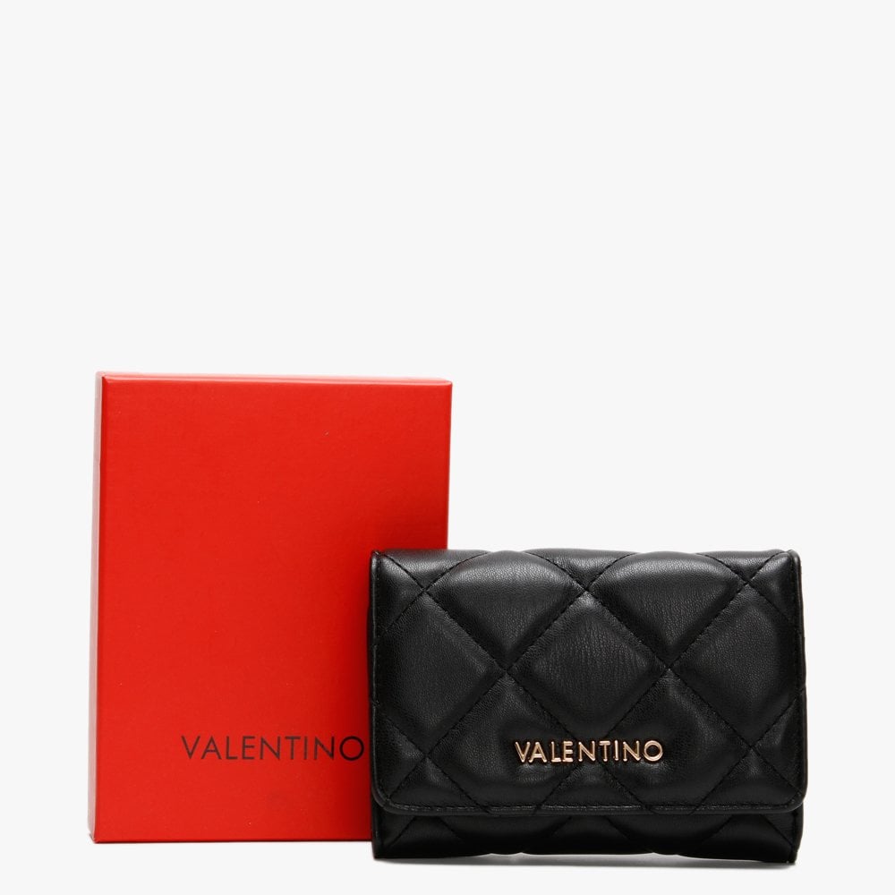 Ocarina Black Quilted Wallet