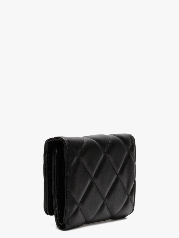 Ocarina Black Quilted Wallet