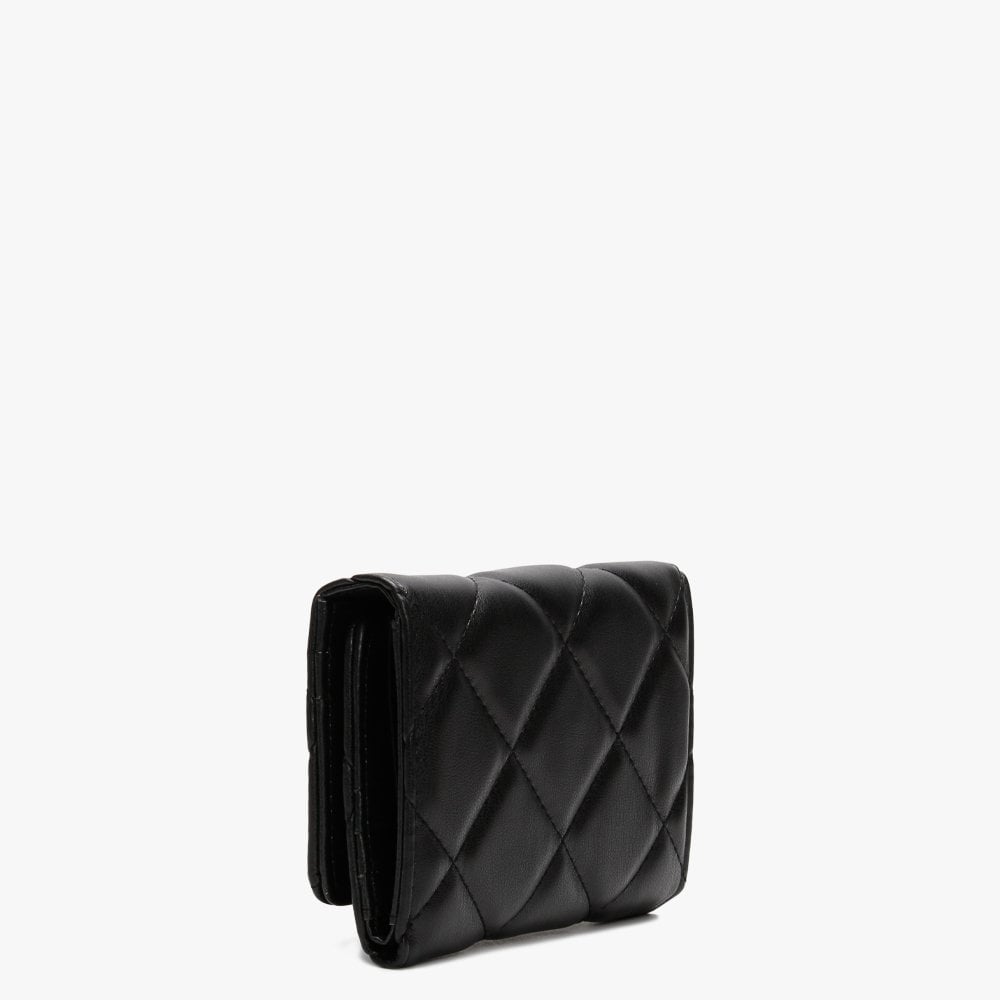 Ocarina Black Quilted Wallet