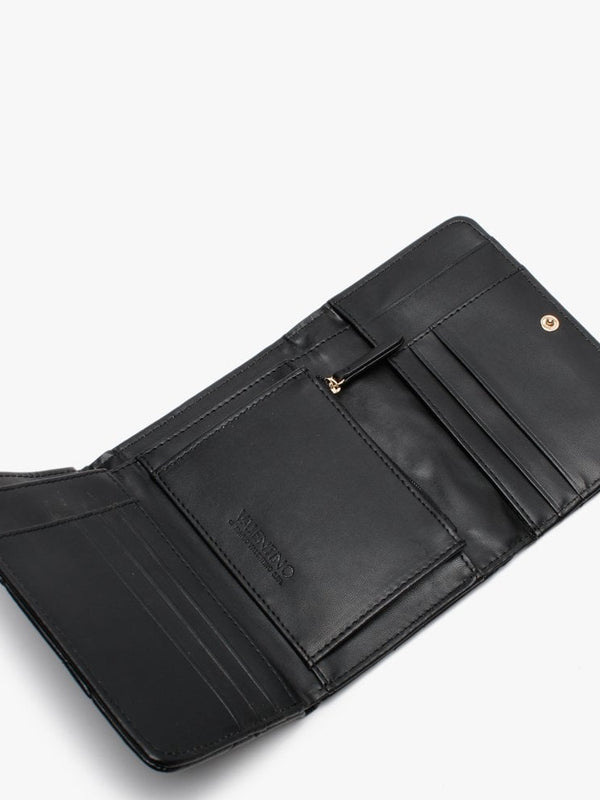 Ocarina Black Quilted Wallet
