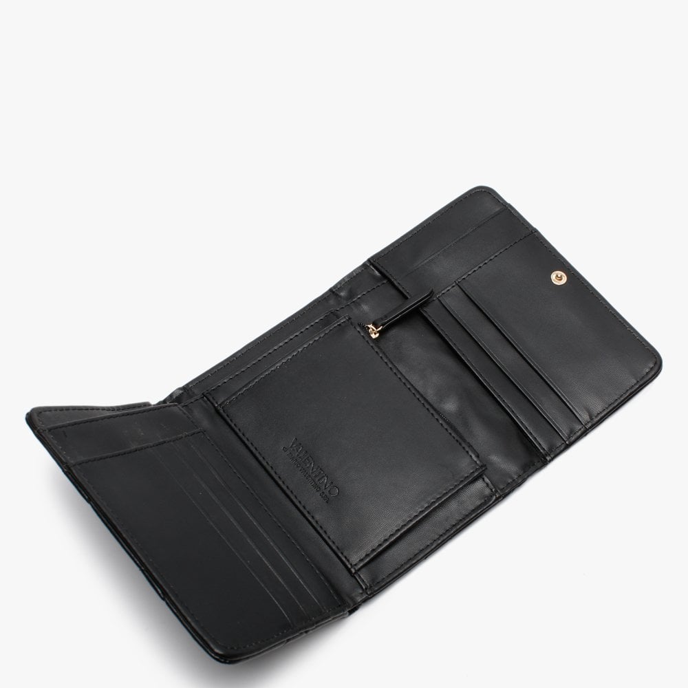 Ocarina Black Quilted Wallet