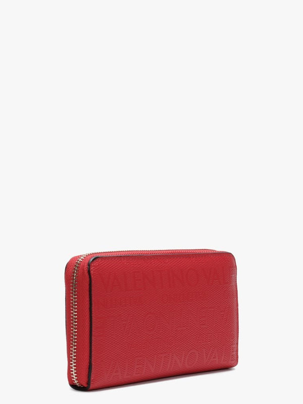 Dory Red Repeat Logo Zip Around Wallet