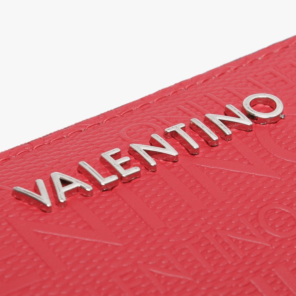 Dory Red Repeat Logo Zip Around Wallet