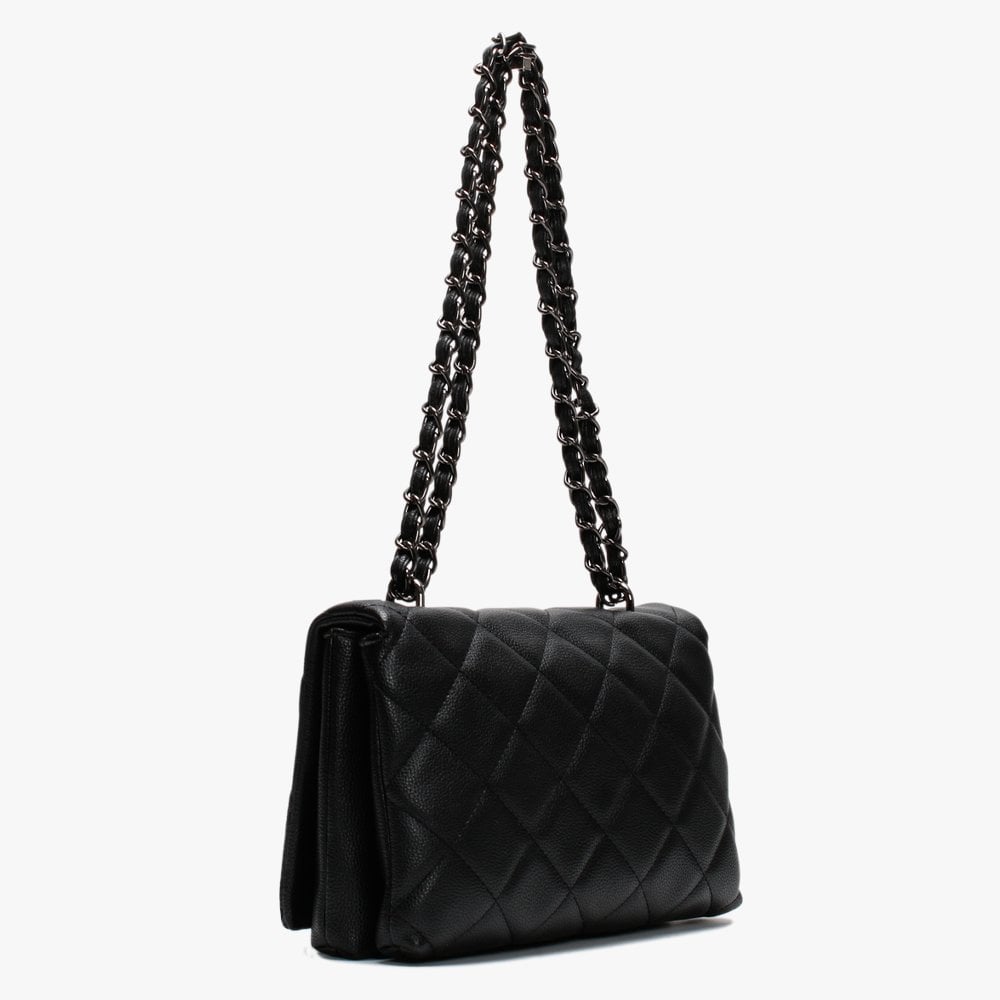 Licia Black Quilted Shoulder Bag