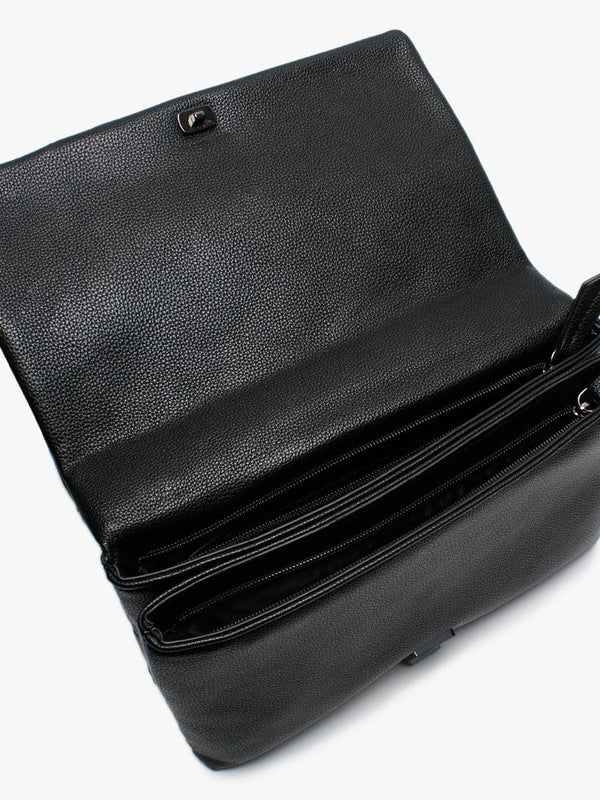 Licia Black Quilted Shoulder Bag