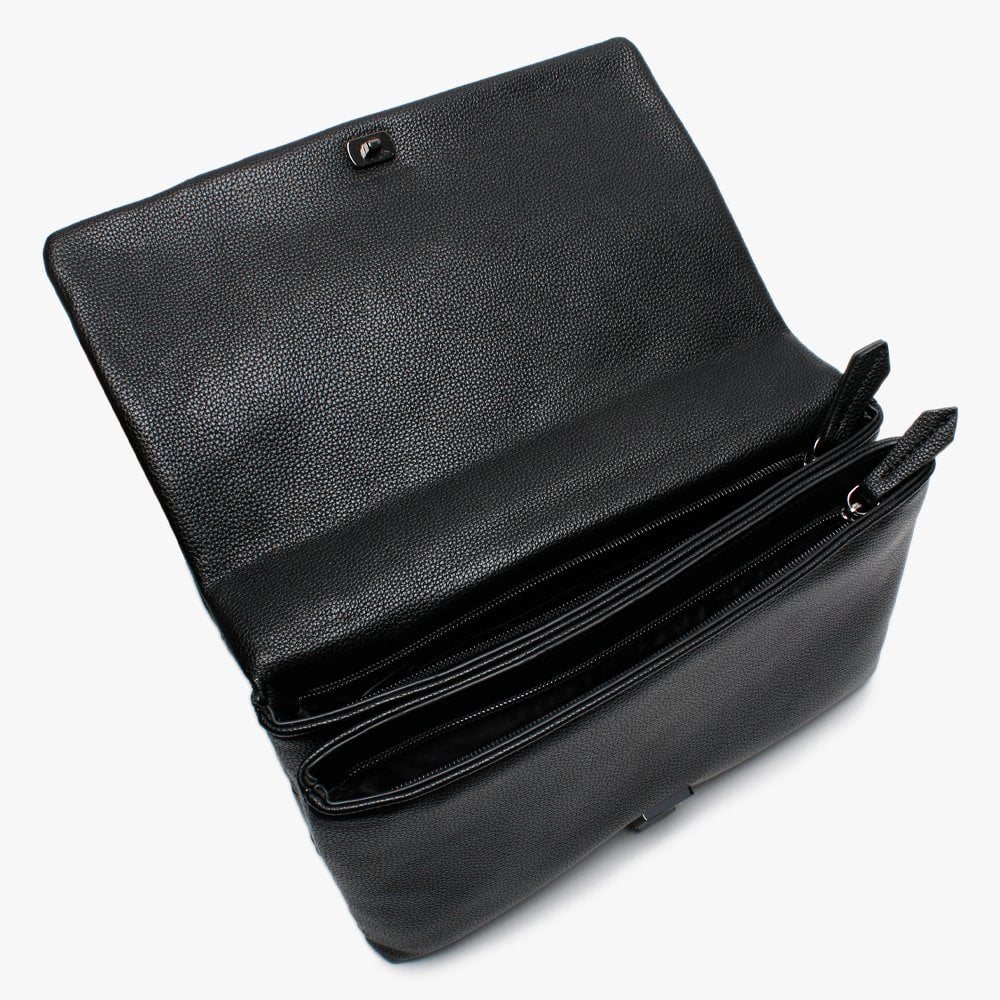 Licia Black Quilted Shoulder Bag