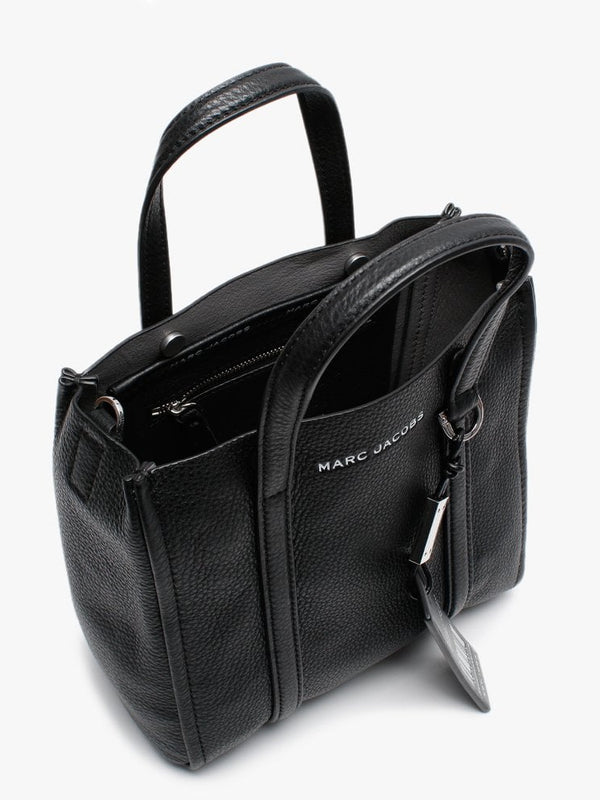Tag 21 Black Pebbled Leather Tote Bag