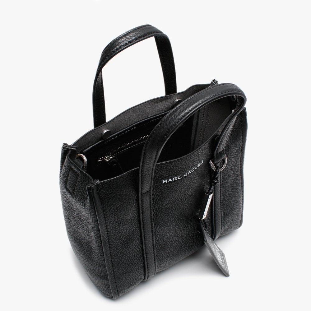 Tag 21 Black Pebbled Leather Tote Bag