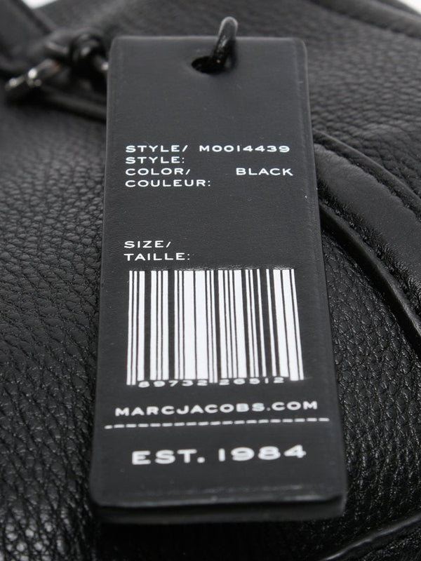 Tag 21 Black Pebbled Leather Tote Bag