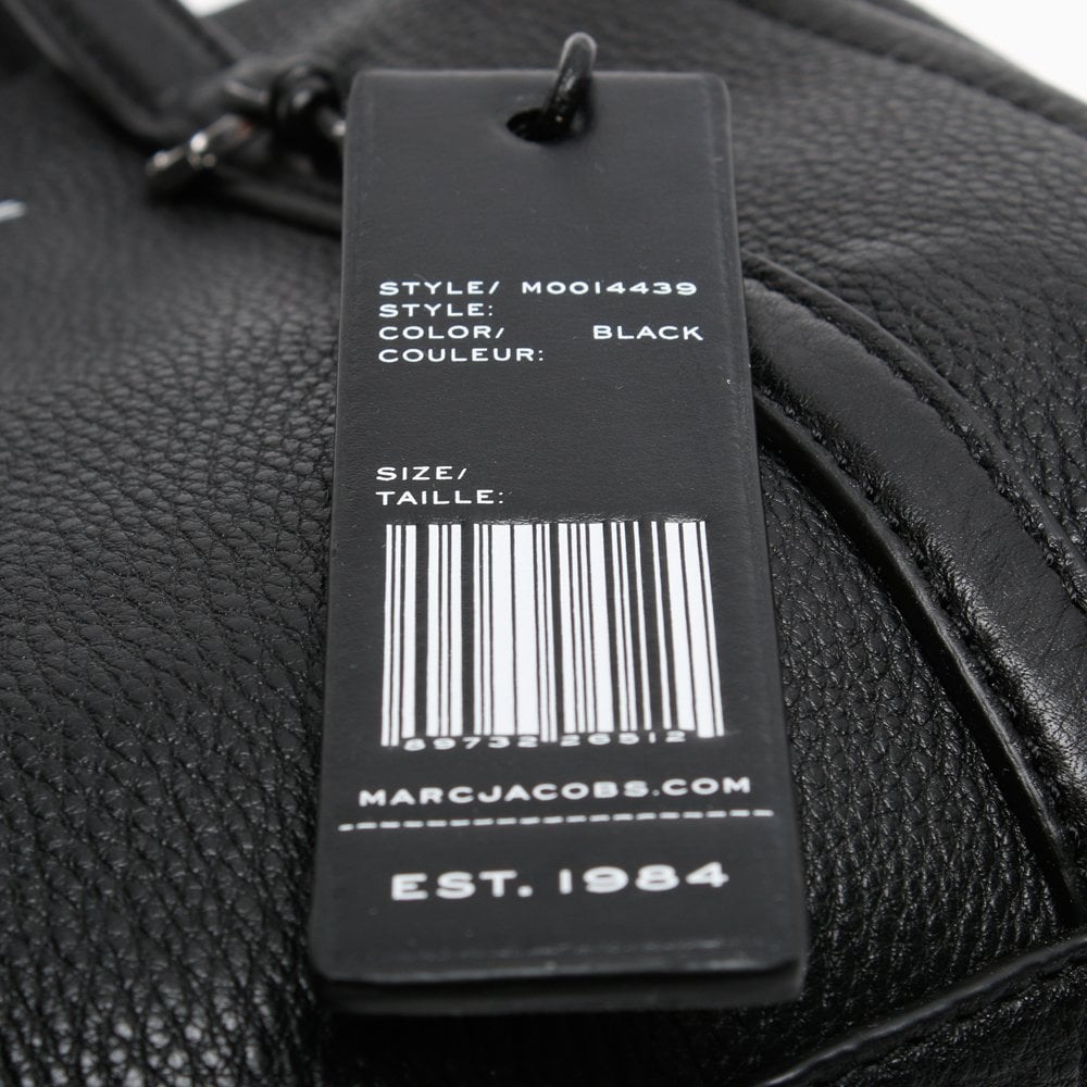 Tag 21 Black Pebbled Leather Tote Bag