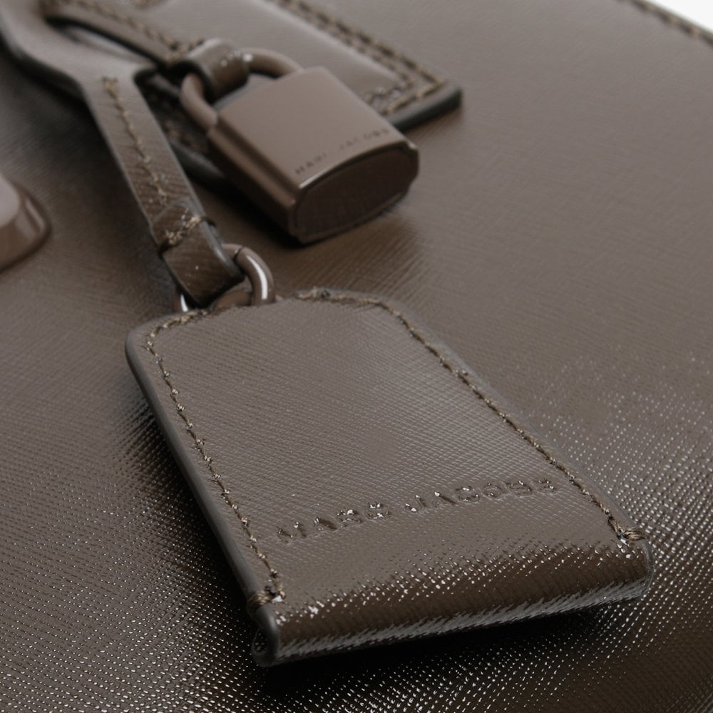 The Little Big Shot DTM Ash Leather Tote Bag