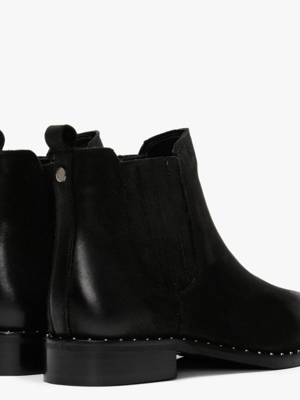 Isla Black Suede Chelsea Boots