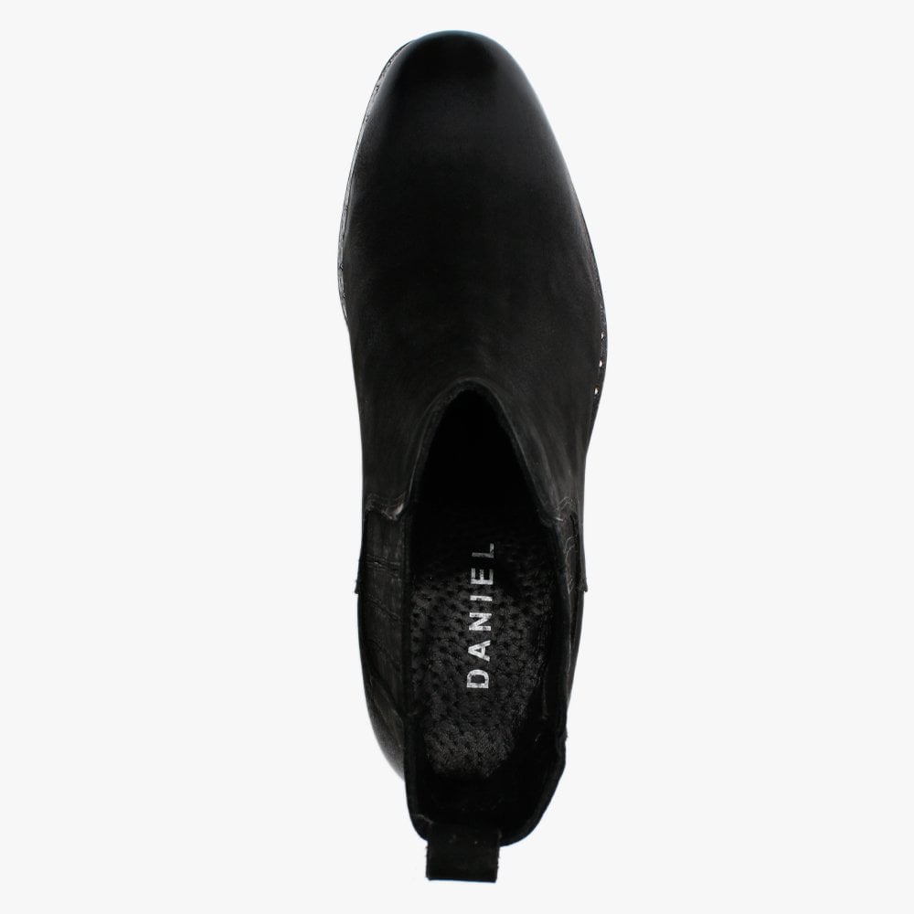 Isla Black Suede Chelsea Boots