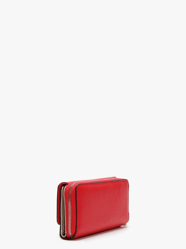 Digital Pink Textured Large Purse