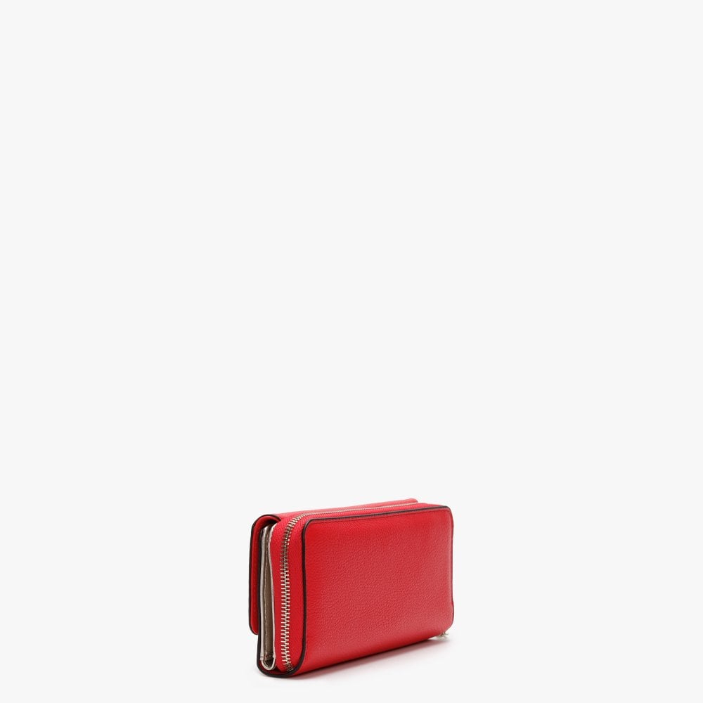 Digital Pink Textured Large Purse