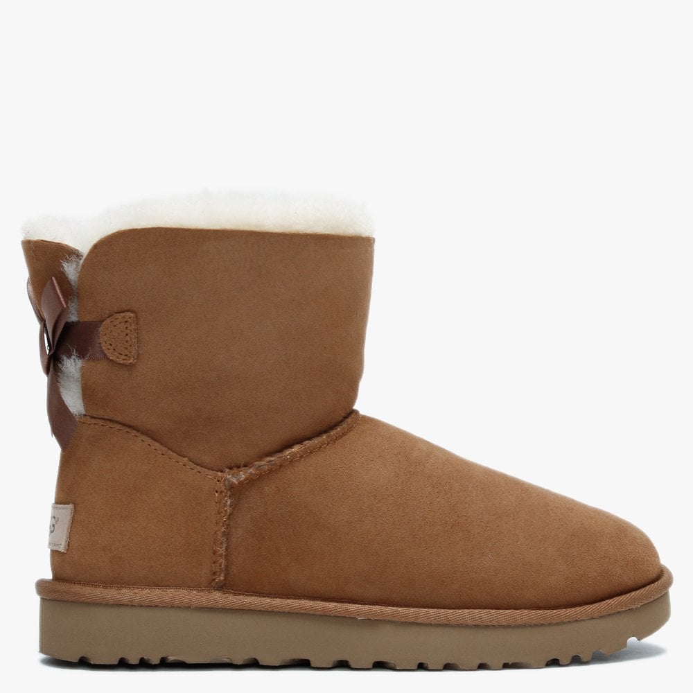 Mini Bailey Bow II Chestnut Twinface Boots
