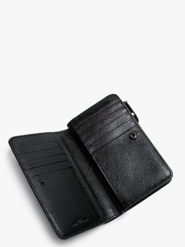 Snapshot DTM Black Leather Compact Wallet
