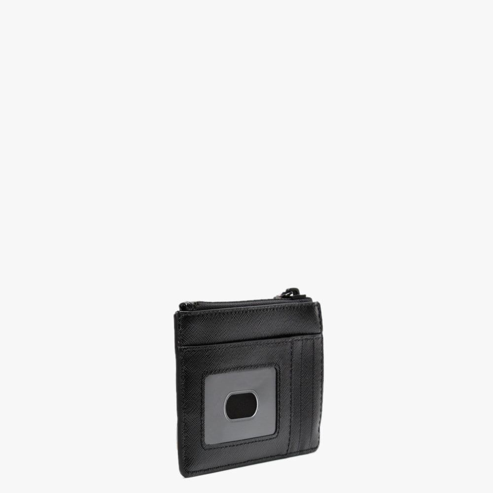 Snapshot DTM Black Leather Top Zip Wallet