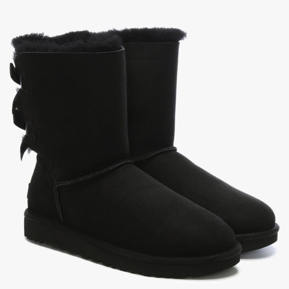 Bailey Bow II Black Twinface Boots