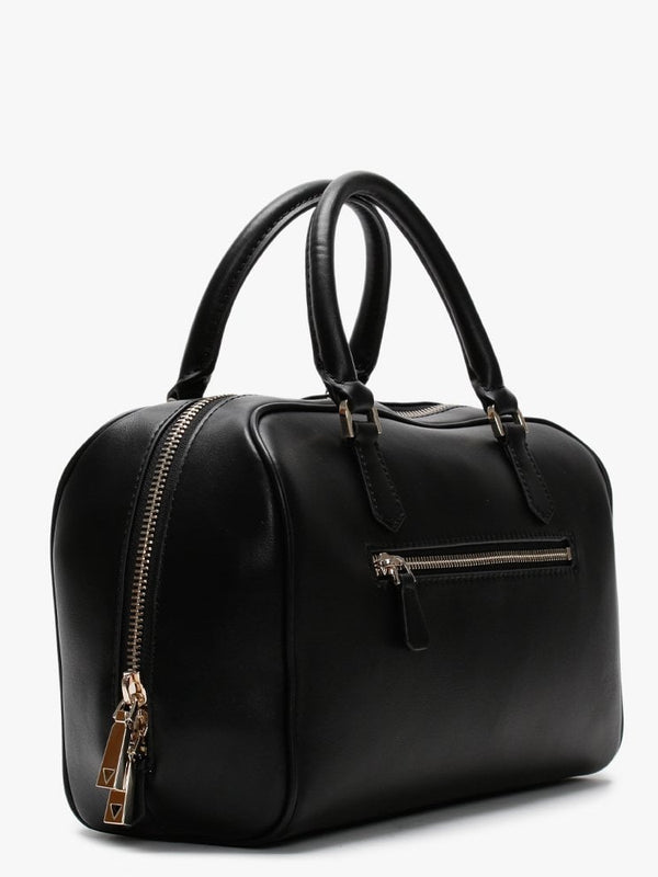 Calista Black Box Satchel Bag