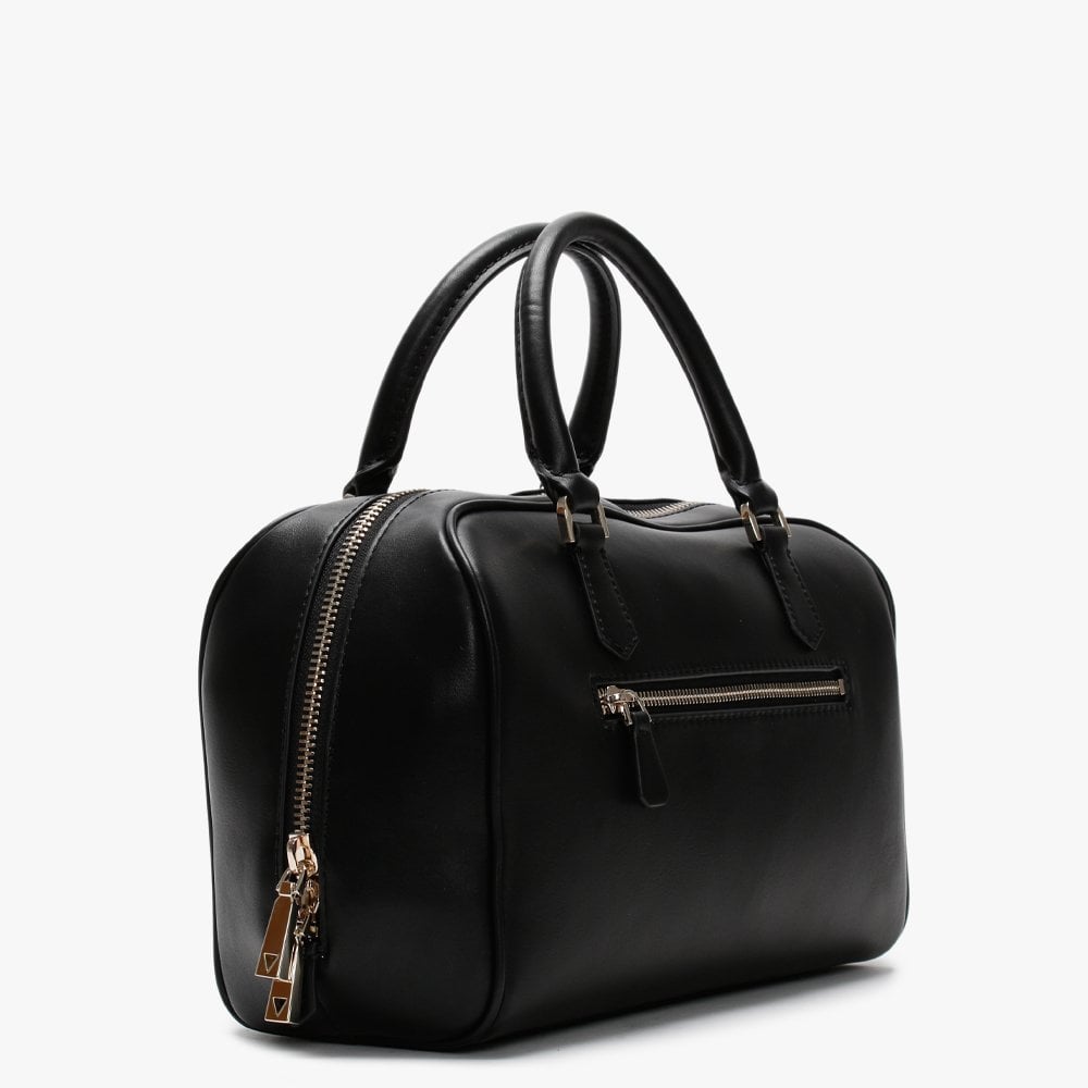 Calista Black Box Satchel Bag
