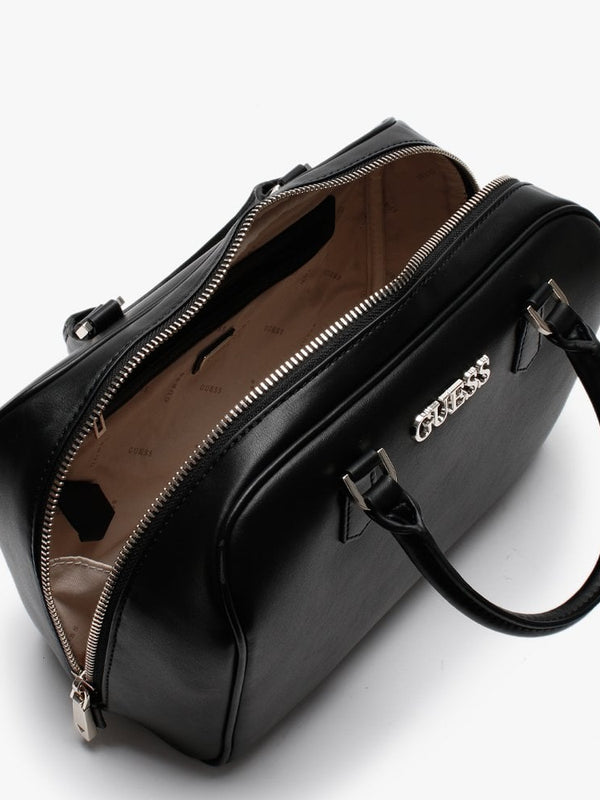 Calista Black Box Satchel Bag