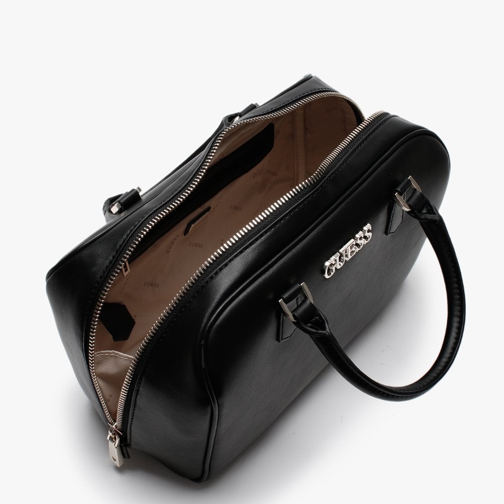 Calista Black Box Satchel Bag