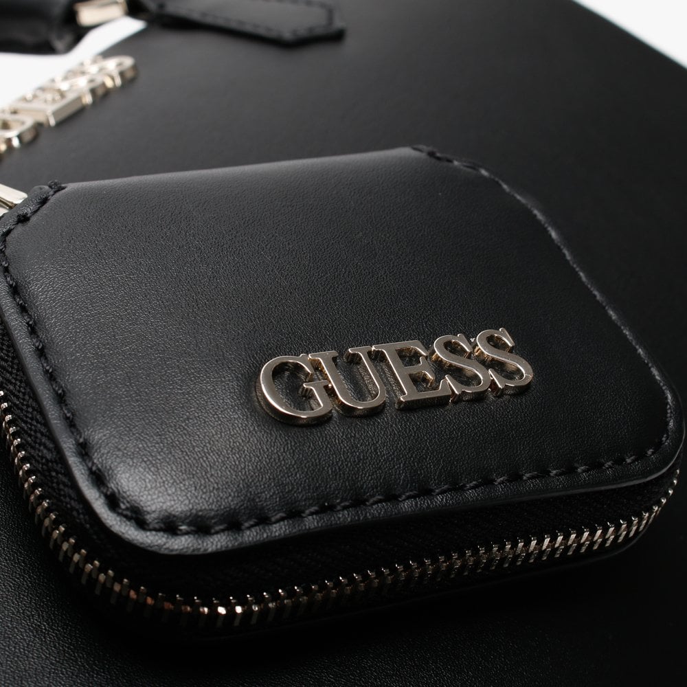 Calista Black Box Satchel Bag