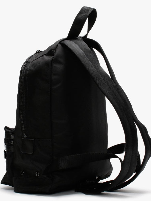 Medium DTM Black Nylon Backpack