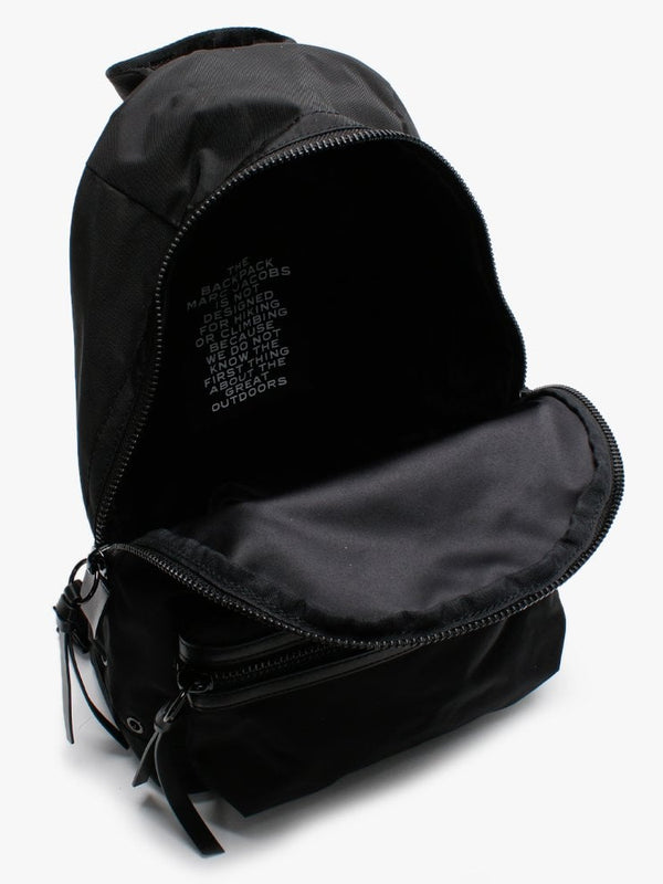 Medium DTM Black Nylon Backpack