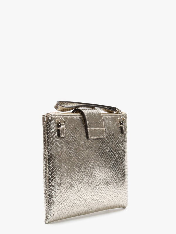 Night Twist Gold Reptile Cross-Body Bag