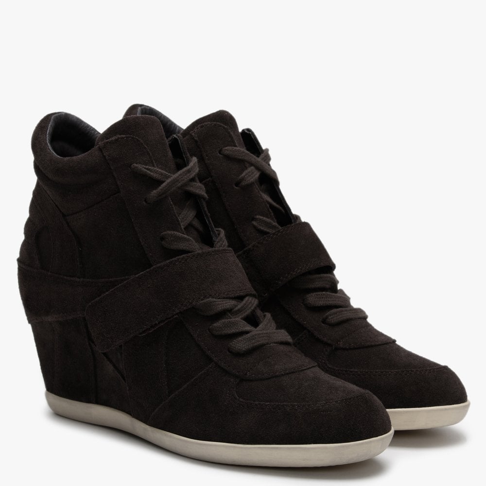 Bowie II Africa Suede Wedge High Top Trainers