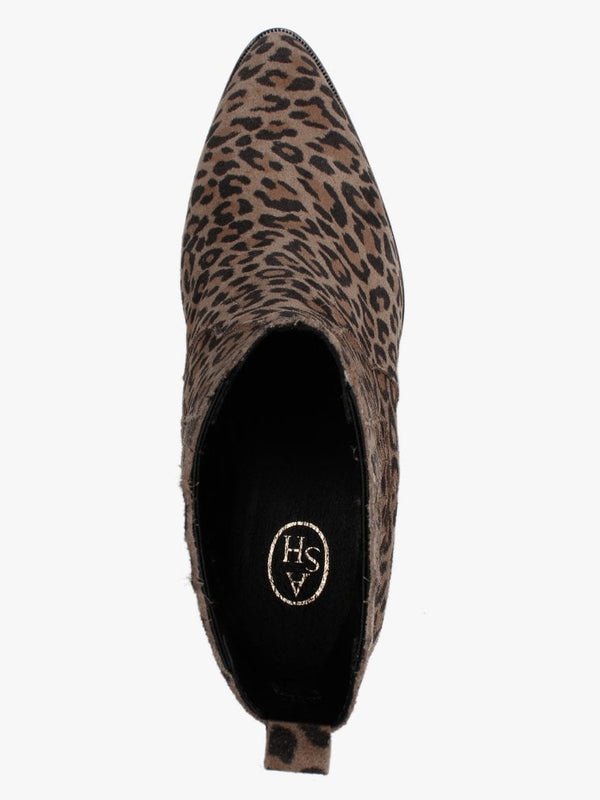 Future Leopard Suede Ankle Boots