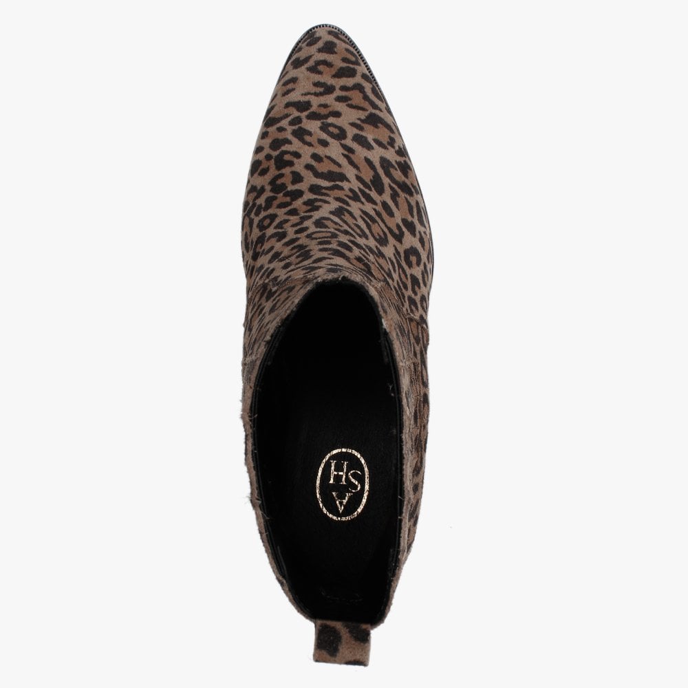 Future Leopard Suede Ankle Boots