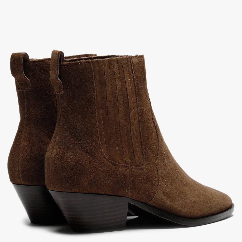 Future Russet Suede Ankle Boots