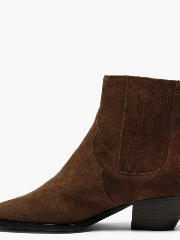 Future Russet Suede Ankle Boots