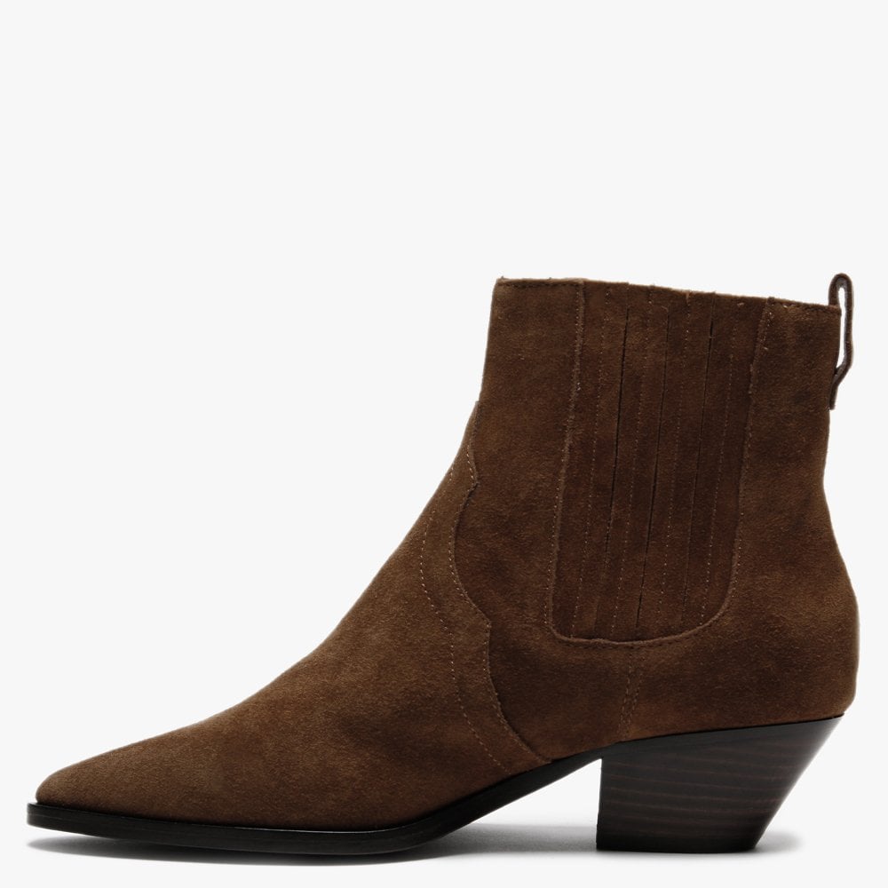 Future Russet Suede Ankle Boots